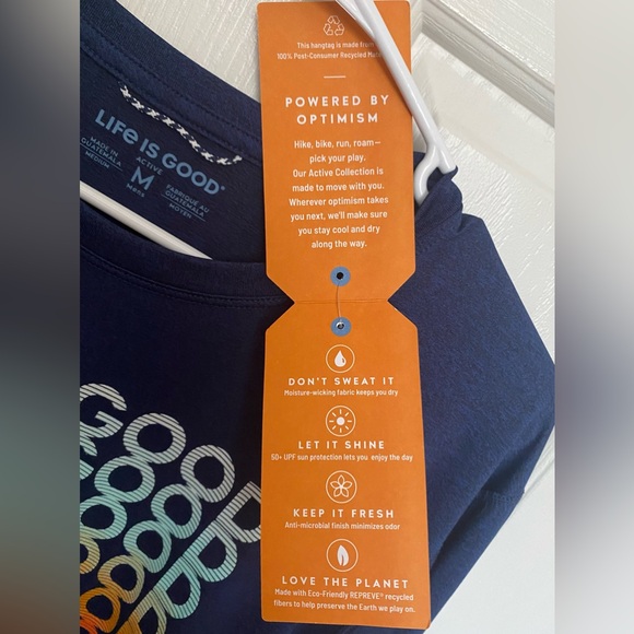 Life is Good Men's Long Sleeve Active Tee - Picture 6 of 6